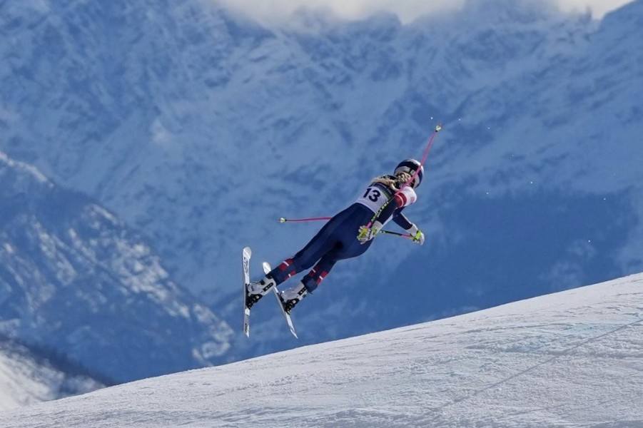 Lindsey Vonn padec 08